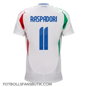 Italien Giacomo Raspadori #11 Replika Bortatröja EM 2024 Kortärmad